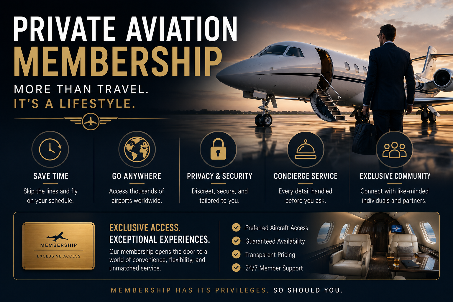 Private Aviation Membership Marketing