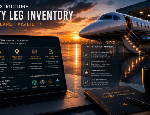 How to Structure Empty Leg Inventory for AI Search Visibility