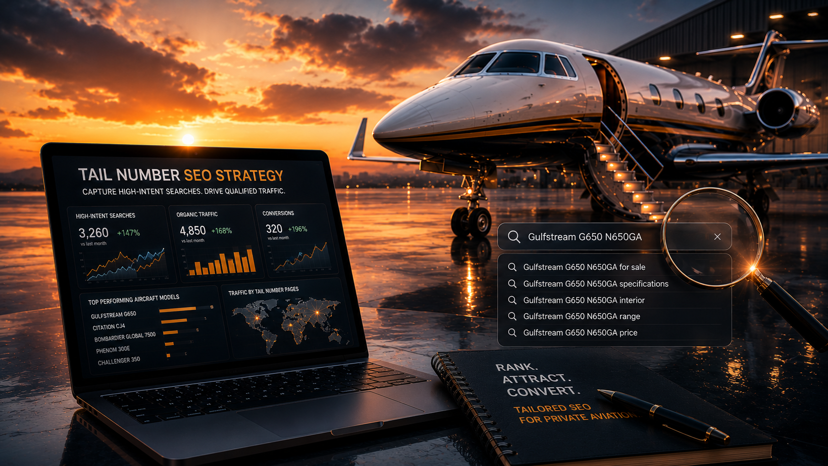 The Tail Number SEO Strategy: How to Capture High-Intent Aircraft Model Searches