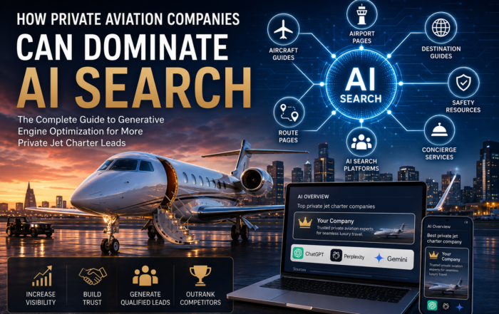 AI Search for private aviation domination