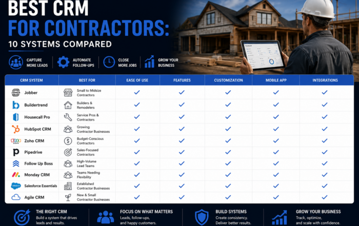 Best CRM for Contractors