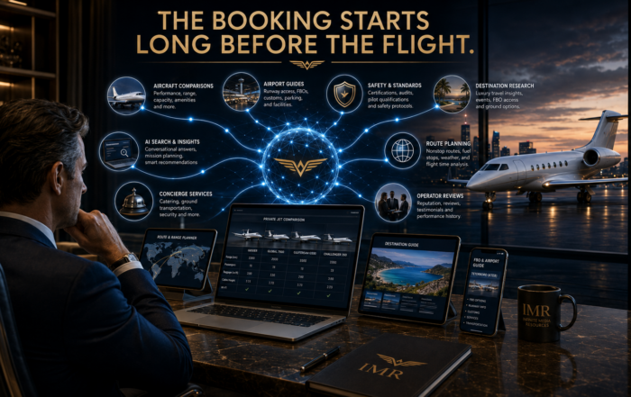 How Wealthy Clients Research Before Booking a Private Jet