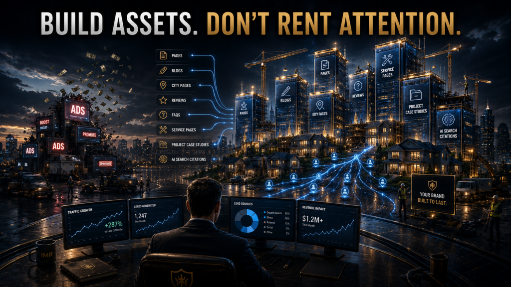 build assets dont rent attention