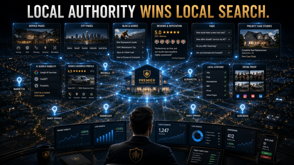 Local authority wins the local search