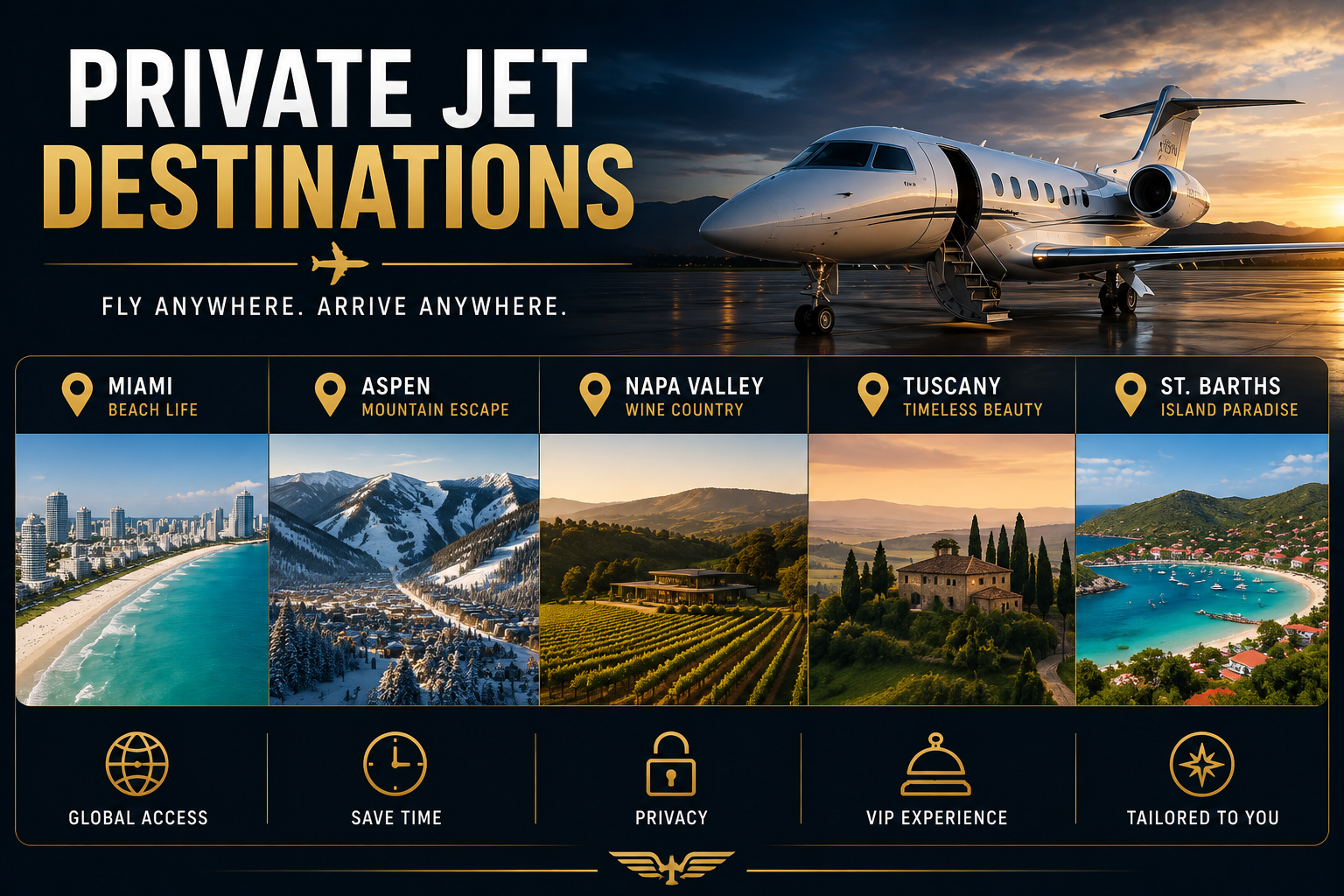 private-jet-destinations Private Jet Destinations