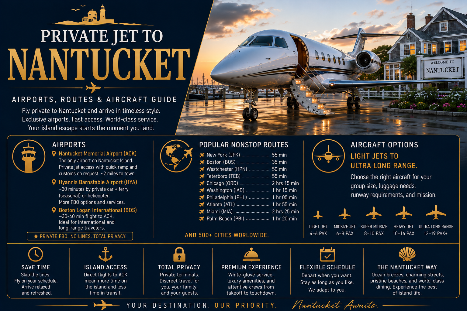 private-jet-nantucket Private Jet to Nantucket