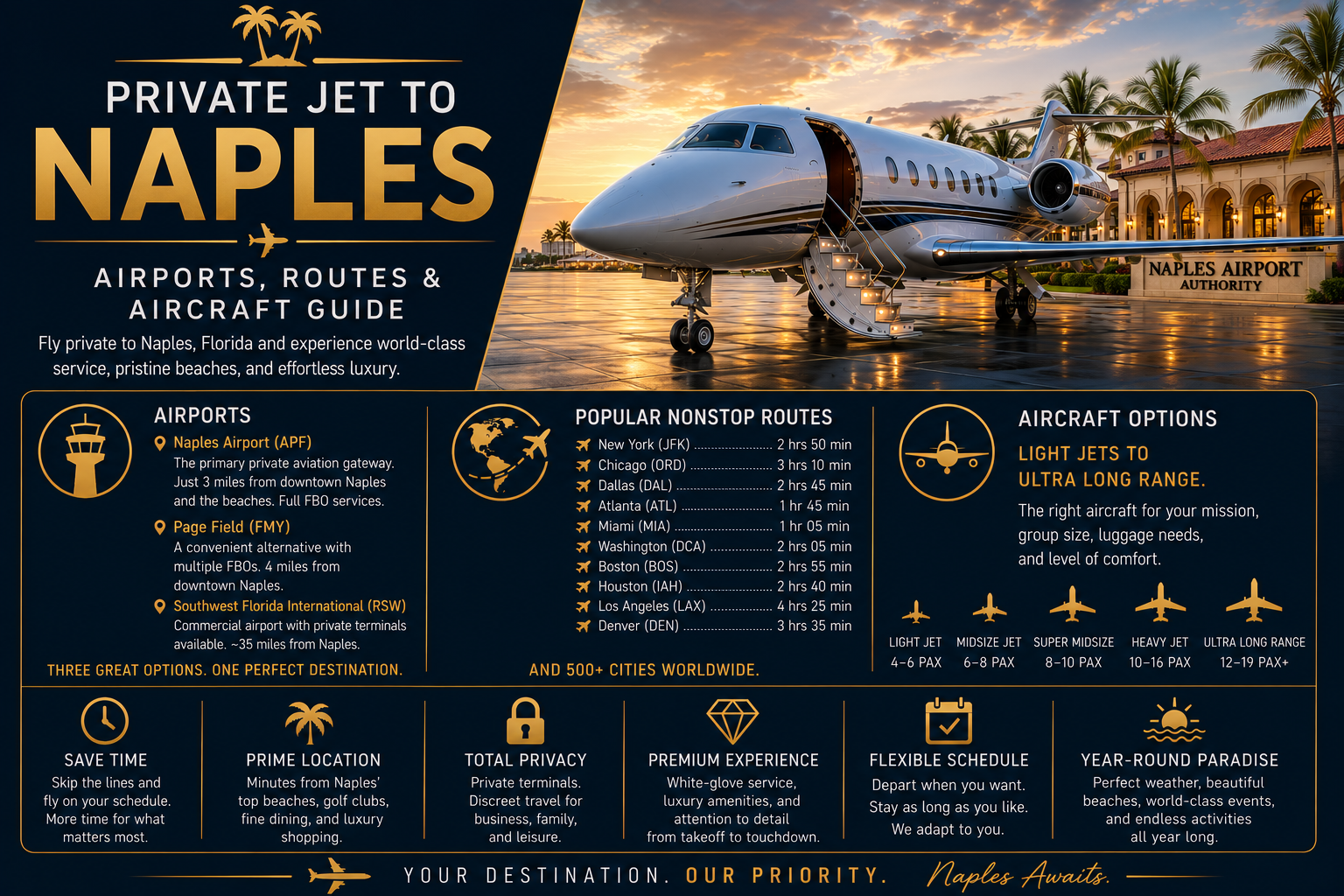 Private Jet to Naples